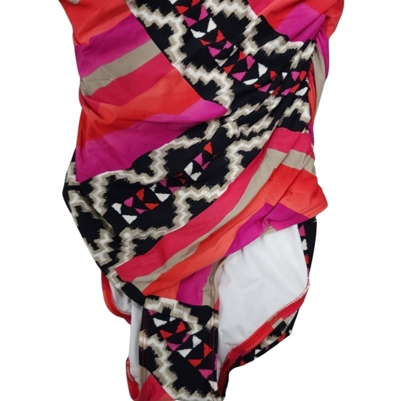 NWT Coco Reef Sunset Red Maillot One Piece 36c - Picture 3 of 11